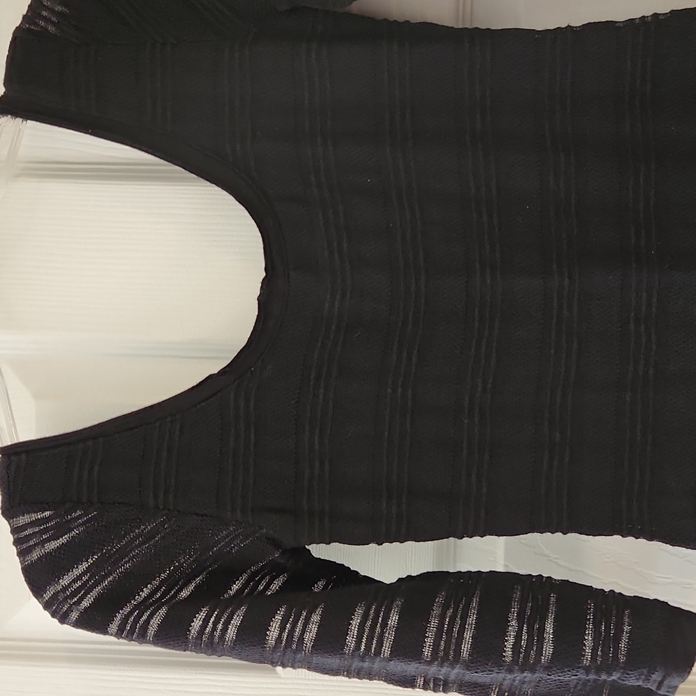 BLACK SWEATER DRESS - Picture 3 of 4